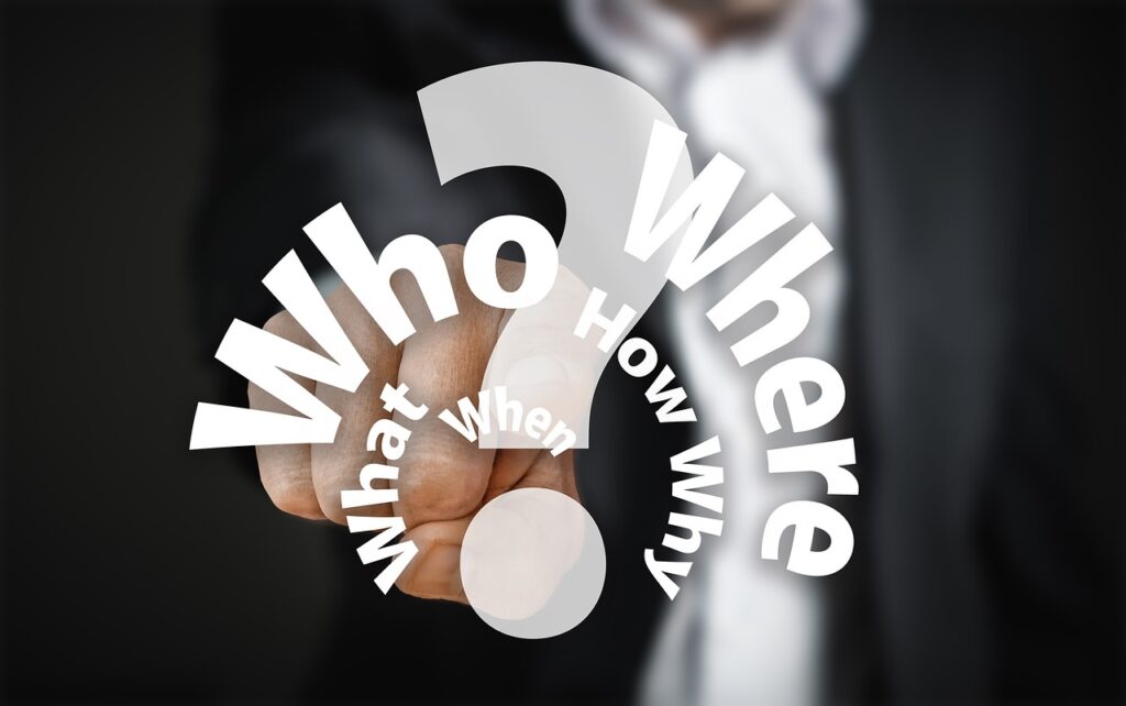 ask, who, what, how, why, where, means of communication, writing, language, school, accident, accident report, message, police, emergency call, declarations, description, share, items, joining together, complete, who, who, who, who, who, what, what, what, what, how, why, why, why, why, where